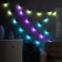 Smart garland “thread” 6 m with nozzles “stars”, IP20, dark thread, 20 LED, glow RGB, USB