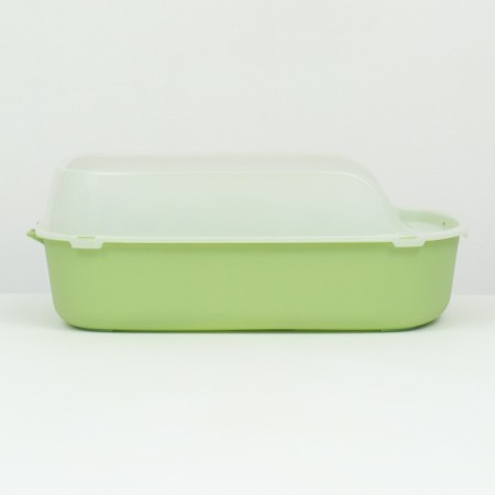 Toilet with side, 50x35x18 cm, green-4
