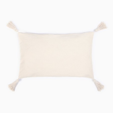 Decorative pillowcase "Ethel" boho, 30x50 cm, milk color, 100% cotton-2