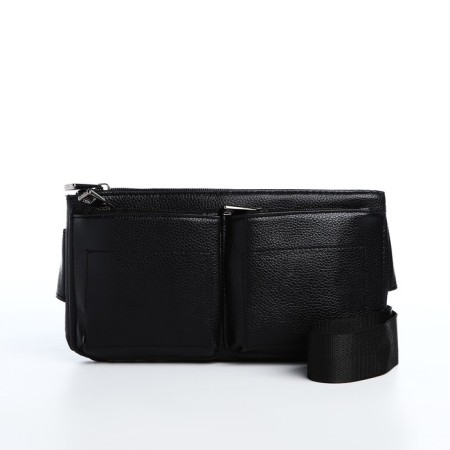 Board belt on lightning, 2 external pockets, black color-2
