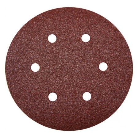 Circle of abrasive grinding bison 35566-150-060, perforated, P60, 150 mm, 5 pcs.