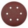 Circle of abrasive grinding bison 35566-150-060, perforated, P60, 150 mm, 5 pcs.