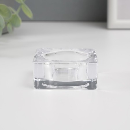 Glass of glass 1 candle cube small-1