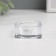 Glass of glass 1 candle cube small