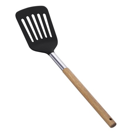 Culinary spatula with slots Regent Linea Acacia, 33.8x8.8 cm