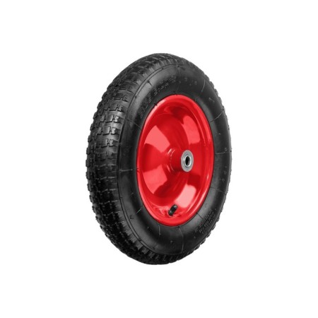 Pneumatic wheel, d = 360 mm, hub: diameter 16 mm, length 90 mm, "bison"