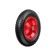 Pneumatic wheel, d = 360 mm, hub: diameter 16 mm, length 90 mm, "bison"