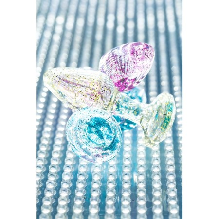 Anal plug Toyfa, acrylic, golden, 8 cm, D 2.8 cm-3