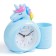 Clock - organizer with the alarm clock "Cute unicorn", discrete move, d -6.5 cm, 12.5 x 9 cm, aa