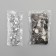 A set of denim buttons, 17 mm, 100 ± 5 pcs, black nickel color