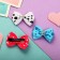 Hair clip "Bow Shwl" rhinestones, 5 cm, mix