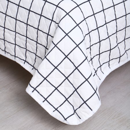 Tattersole bedspread 180x210cm, b/s, calico 120g/m, hl 100%-1