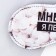 Sleep mask “I'm lazy”, 19.3 x 9.5 cm, white color
