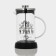 Kelly Kelly press teapot, 600 ml, glass, black color, MIX drawing