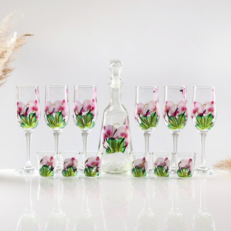Set "Orchid" 13 items 500/200/50