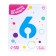 Foil ball 40 "Figure 6", blue color