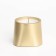 Candle "Trapezius" in the candlestick of gypsum smooth, 8x6cm, gold
