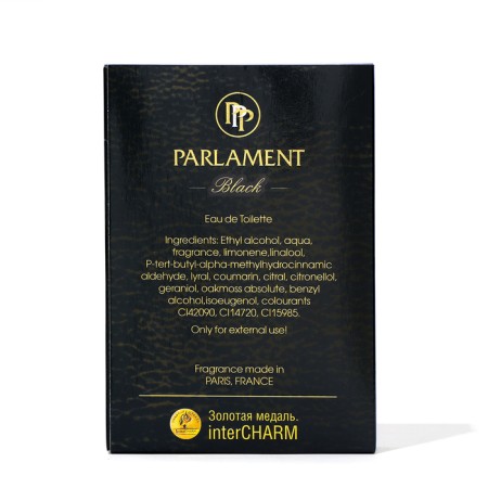 Toilet water for men Parlament Black, 100 ml-3