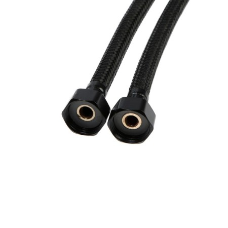 Flexible eyeliner for the Zein English mixer, nylon, 1/2 ", M10, 30 cm, set 2 pcs., Black-4