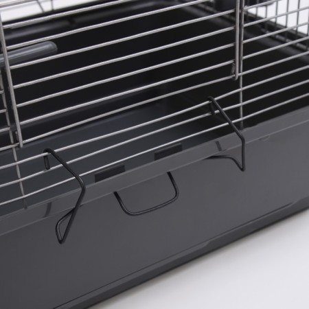 Birds Cell "Piggers" No. 100, collapsible, 42 x 30 x 37cm (staff.) Gray-18