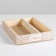 Wooden Kashpo, 27.5 × 20 × 4.5 cm "Congratulations", 2 departments, engraving