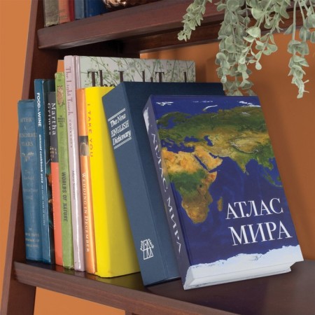 Safe-book "Atlas of the World", 5.5x11.5x18 cm, key castle-7