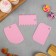 A set of confectionery spatula Konfinetta "House" 11.2 × 6.5 cm, 10 × 7 cm, 3 pcs