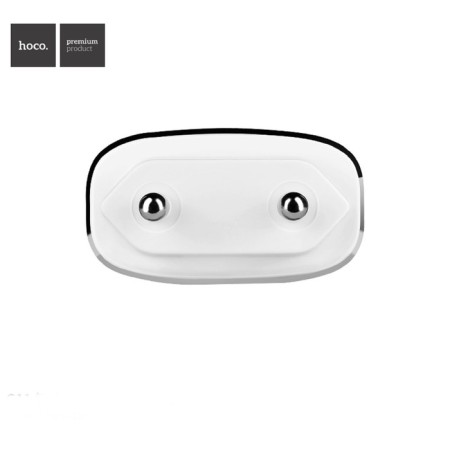 Network charger Hoco C11, USB - 1 A, MicroUSB 1 m cable, white-3
