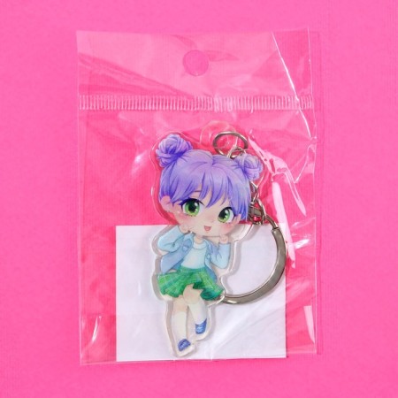 Key keychain children's acrylic "Chibi", 4.1 x 6.8 cm-5