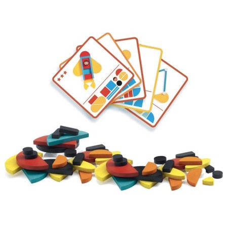 DJeco wooden designer "Transport"-3