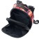 School backpack 38 x 30 x 16 cm, ergonomic back, Stavia "Orange ATV", multicolor