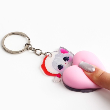 Antistress keychain "take happiness into your own hands", 4 x 9.5 cm-7