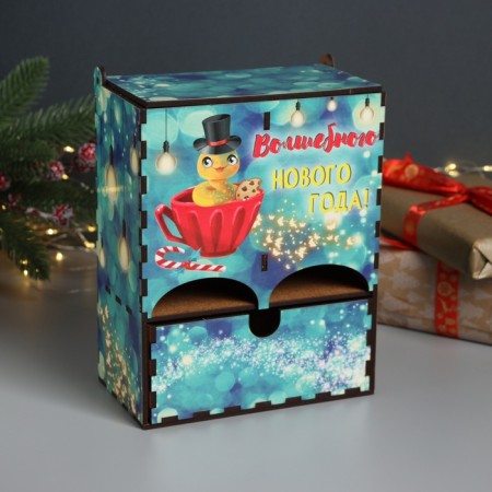 New Year's tea house "Magic NG" 20x15x8.5 cm