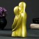 Figure "In love pair" Golden 20cm