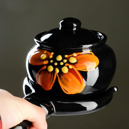 Set of pots "Gift with a sequence" 4x0.85l / 27x21x13cm, ladybug-5