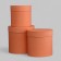 Set of hats 3 in 1 orange, 21 x 20 - 16 x 17 cm