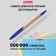Ballpoint handle Erichkrause R-301 Amber Stick & Grip, Node 0.7 mm, blue ink, rubber emphasis, LECTION Line 1000 meters
