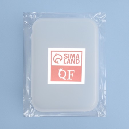 Organizer with a lid, 14 × 9.7 × 3.3 cm, the color is transparent-5