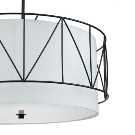Suspended Indigo lamp, 13016/3p Black. 3x40W, E27, 520x520x570/1370 mm, white color-2