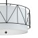 Suspended Indigo lamp, 13016/3p Black. 3x40W, E27, 520x520x570/1370 mm, white color