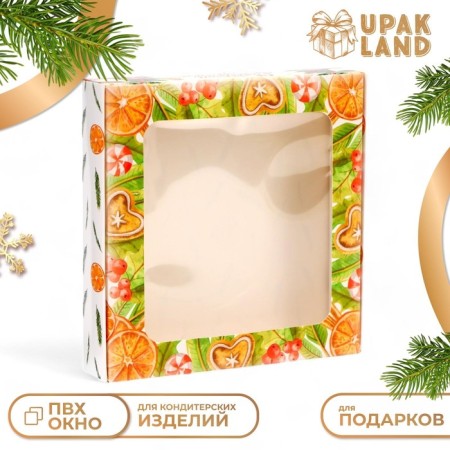 Gift box team with the window "Let dreams come true", 16 x 16 x 3 cm