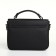Women's bag on the valve, Textura, small size, black color
