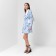 Women's dress with collar Mist p. 48, blue
