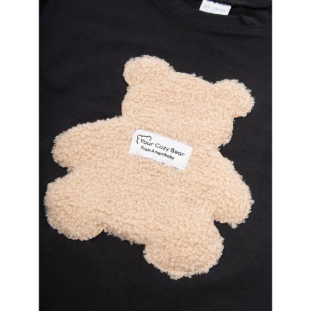 Children's T -shirt Amarobaby Bear, height 110 cm, black color-11