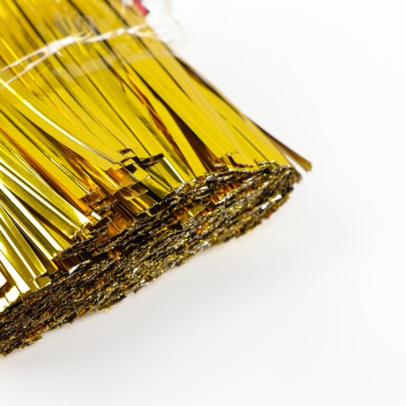 Clip tape, set 800 pcs, length 1 pc 6 cm, gold color-1