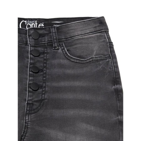 Women's jeans modeling Conte Elegant Skinny, size XS, color Washed Black-6