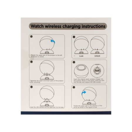 Wireless charger Hoco CW33 3-B-1, 15 W, Type-C, 2 A, black-7