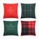 A set of decorative pillowcases Ethel "Happiness" 40*40 cm - 4 pcs, 100% p/e, velor