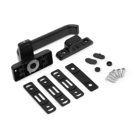 Window handle tundra 003bl, metal, black color-5