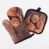 Kitchen set of the share "Baking" Squeezing 17*17 cm, mittens-seging 26*16 cm, 100% p/e